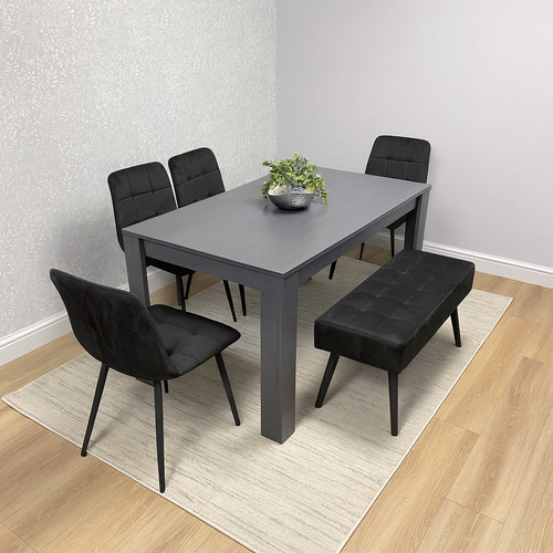 Dining table and chairs with - table,