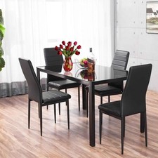 Metal Dining Table Set With 4