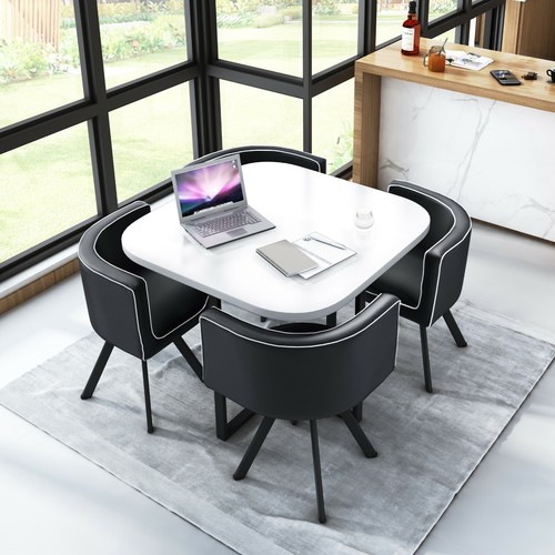 Wood dining table and - dining, 4