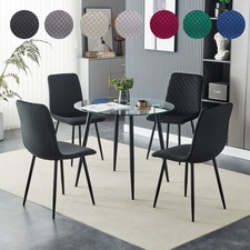 Dining Table and 4 Chairs Set