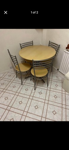 Round kitchen table - round, 4