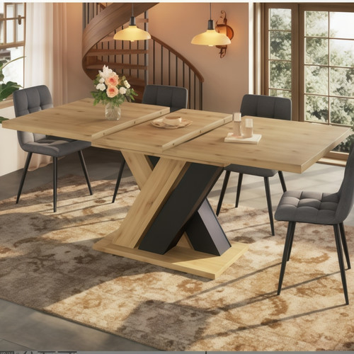 Extendable dining table - table, 4