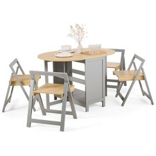Foldable Table and Chairs Set