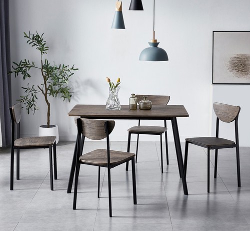 Dining table and - chairs, set