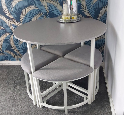 Dining table and chairs - dining, 4