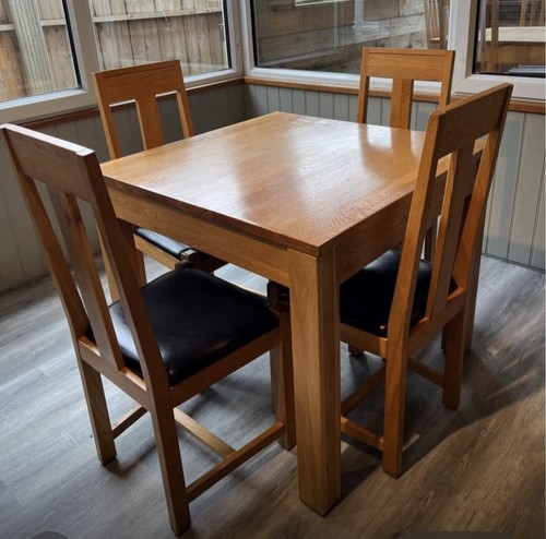 Oak table and - table,