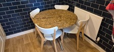 granite dining table and 4